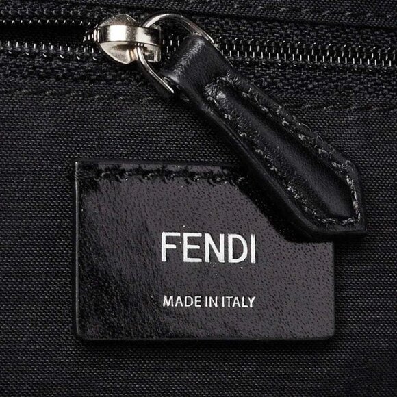 Fendi Black Nylon and Leather Medium Monster Eyes Backpack Bag - Picture 9 of 11
